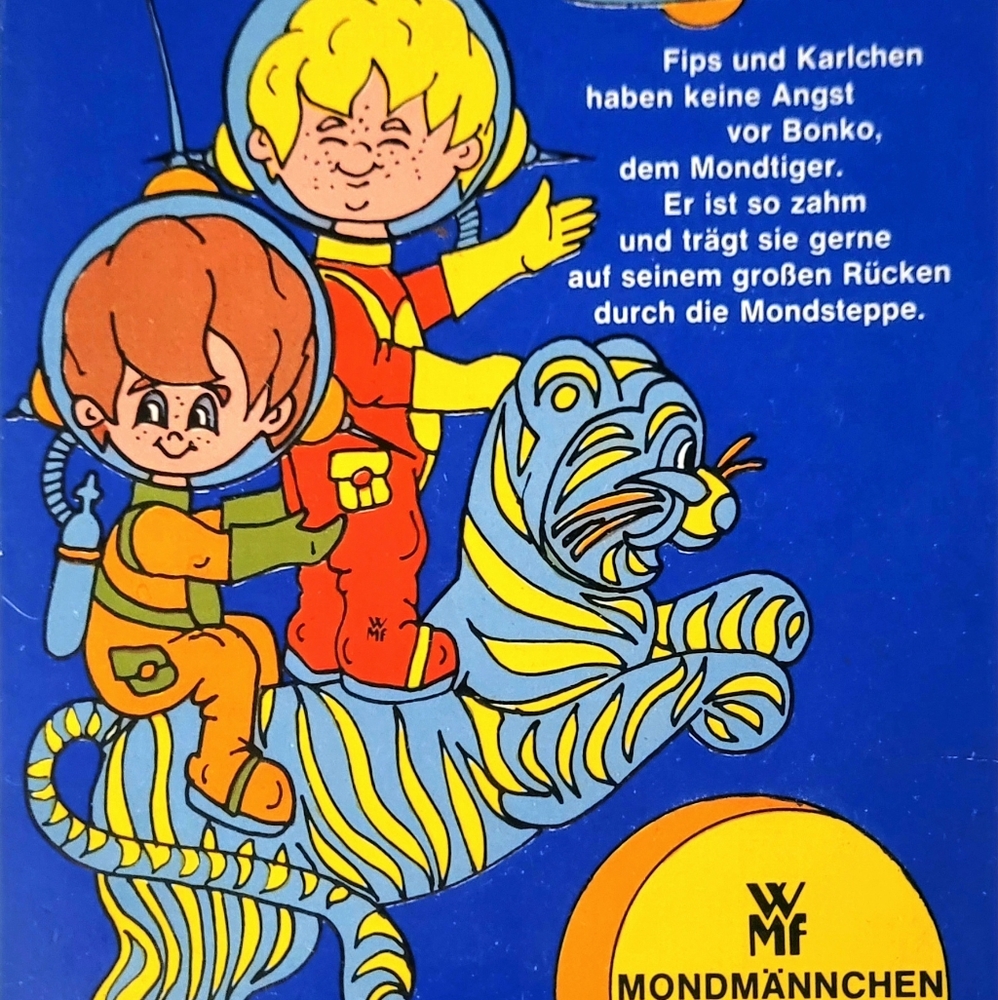 1969 WMF Mondmännchen Children's Cromargan 2 Pieces Top Original Packaging - EUC